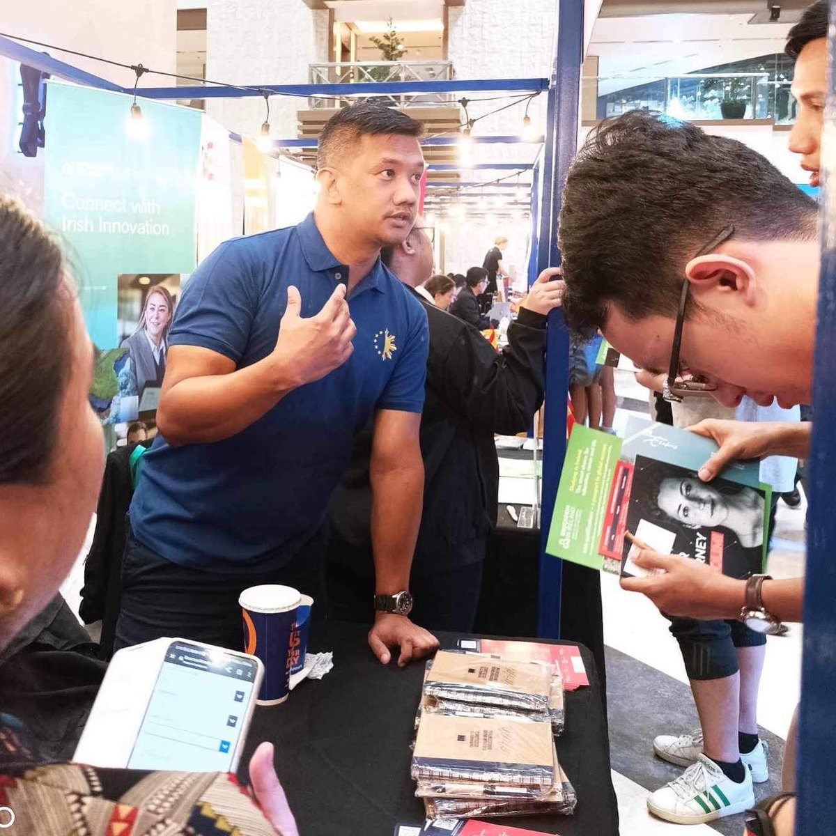 mikesaycon's tweet photo. Thanks @EUinthePH for the chance to work at #EHEF2023 &amp; take questions from our young would-be students! As someone benefitting from your education system, it’s a good way to pay it forward. 

And to our future students, just go for it! Consider it an investment for your future. https://t.co/Lg9esj4Xvt