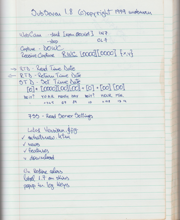 xillwillx's tweet image. #Sub7 fun fact: mobman used to write feature ideas in notebooks