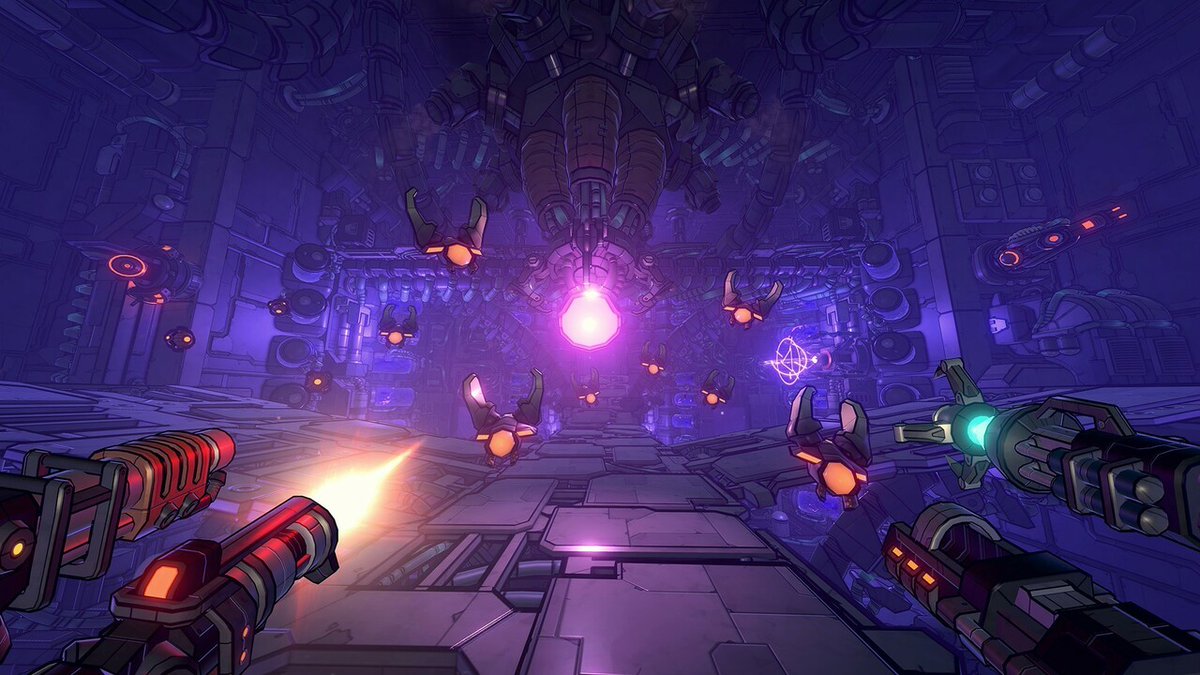 pushsquare's tweet photo. Fast-Paced FPS Gunhead Begins PS5 Boarding Action on 8th November https://t.co/3V5X3StxJp #Repost #Alientrap #PS5 #Gunhead #Trailers https://t.co/jFbjpFvf9q