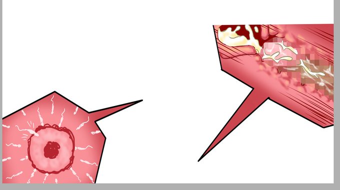 汎用の断面図レイヤーと受精卵レイヤーを作っておいて任意の助平画像に張り付けるだけでシコリティを上げられるというライフハック 