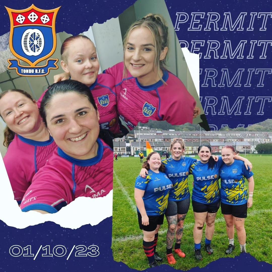 Well done to these 4 today permitting for @porthharlequinladies. Glad to be of help no doubt and love to get stuck in. Well done to @_sasha_flower in particular for her first ever permit. 🌧️

#menywodrygbi #chwaraerygbi #permit #admiralnationalleague #game #getstuckin #enjoy