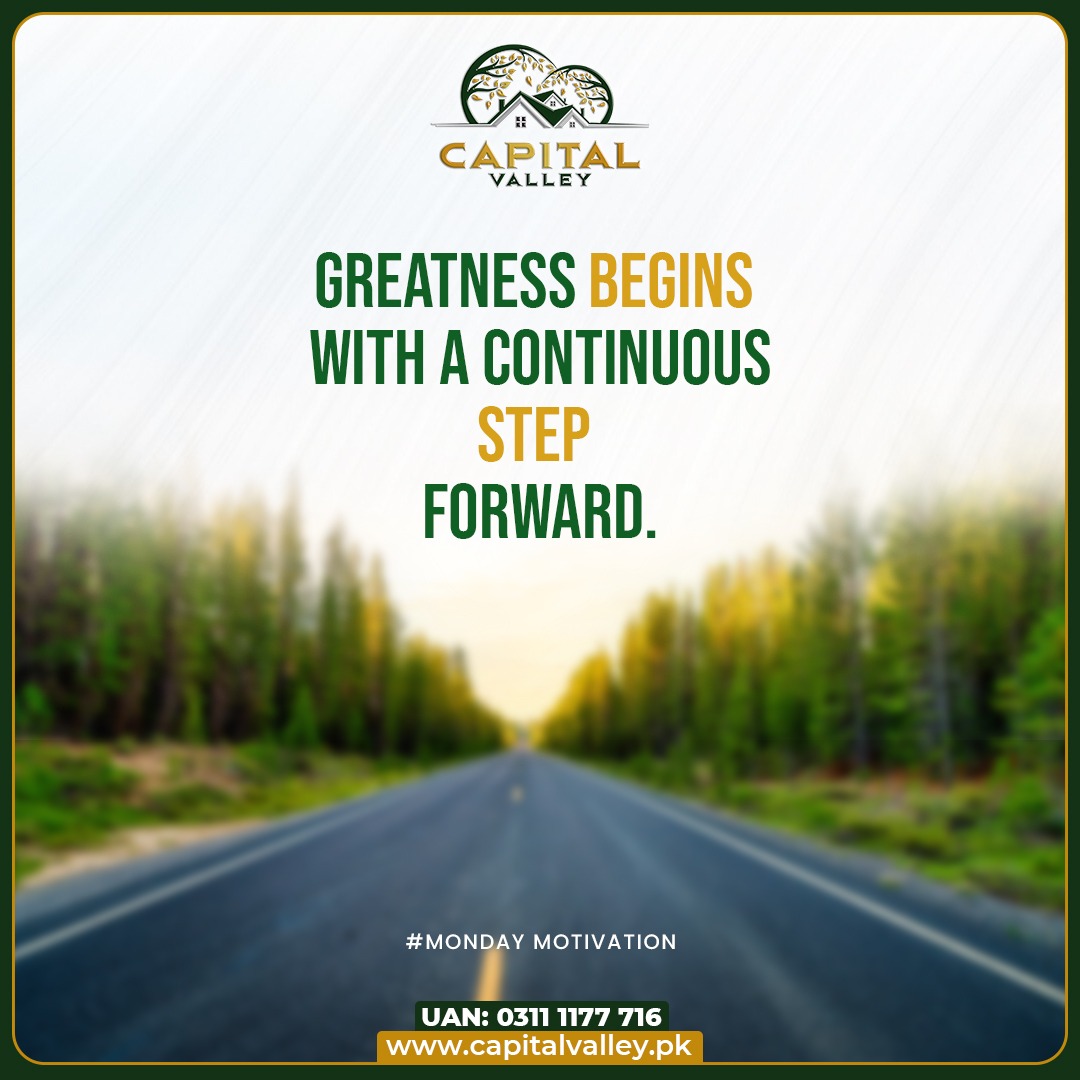 _capitalvalley's tweet image. Start your week with determination and let it fuel your journey towards your goals.
.
Learn more at:
🌐 capitalvalley.pk 
or call: 
📞(UAN) 0311 1177716
.
#mondaymotivation #Capitalvalley
#0kmfromairport
#خواب_سےتعبیرـتک