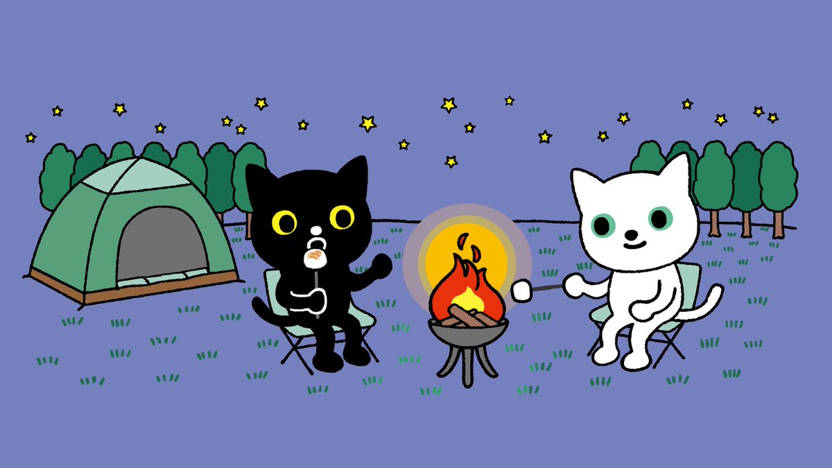 こんばんは🌛10月になりましたね✨ クロネコ・シロネコの10月の活動は