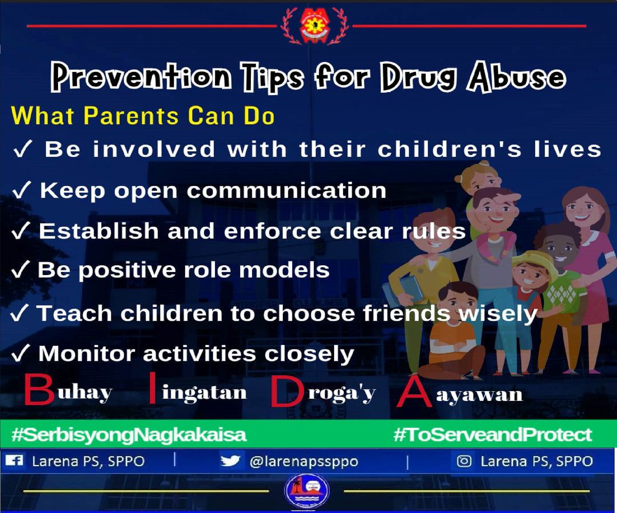 larenapssppo's tweet photo. Drug Abuse Prevention Tips
#ToServeandProtect #PNPKakampiMo #TeamPRO7 #TeamSiquijodnonPulis https://t.co/uZAFPOtfHQ