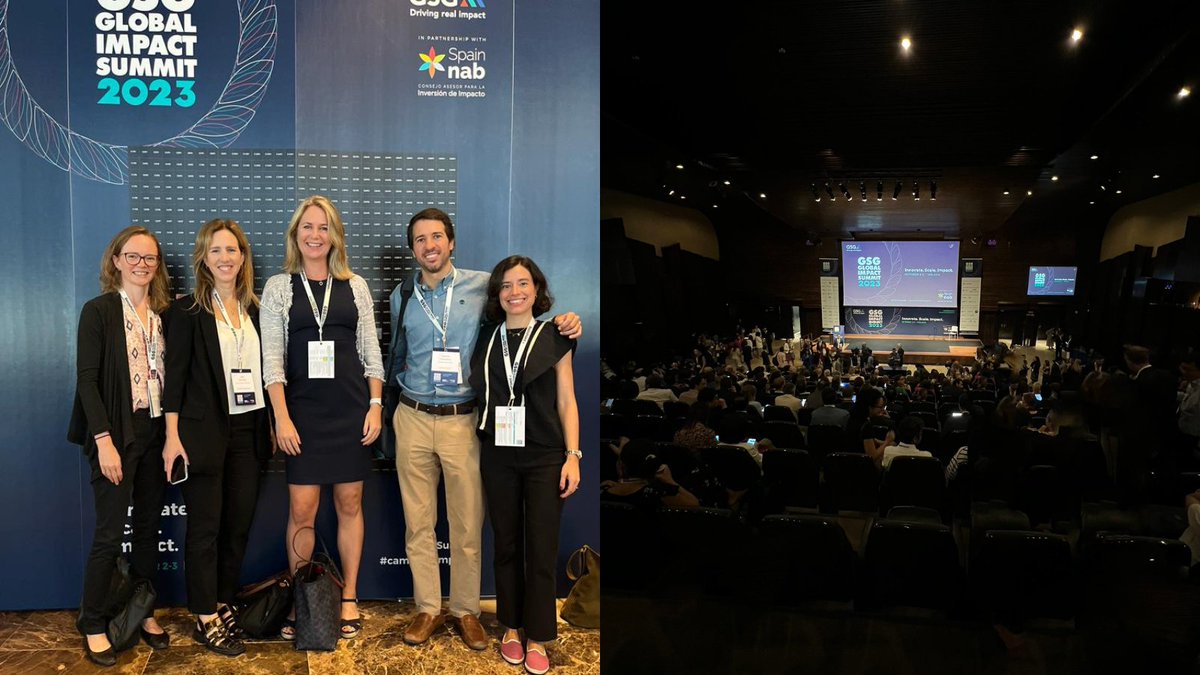 EsadeSocImp's tweet image. "Welcome to the new impact revolution." The ECSI team is at the #GSGSummit 2023 in Malaga. For two days, we will be discussing impact investing alongside over 130 speakers and 1000 attendees from all over the world.

@SpainNAB #CaminoalImpacto #GSGSummit