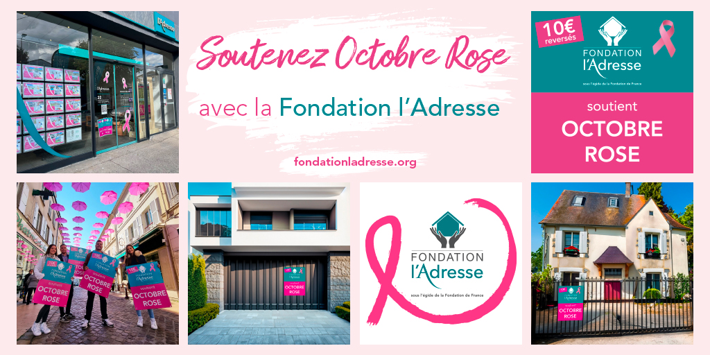 🎀 #OctobreRose 2023 : La #FondationlAdresse se mobilise pour "briser le record, pas l’espoir" !
Plus de 237 000 € ont été reversés depuis 2019, dont 94 440 € en 2022. Allons encore + loin en 2023 !
🌷+ D'INFOS : fondationladresse.org 
#BrisonsLeRecordPasLespoir <a href="/lAdresseimmo/">l'Adresse</a>