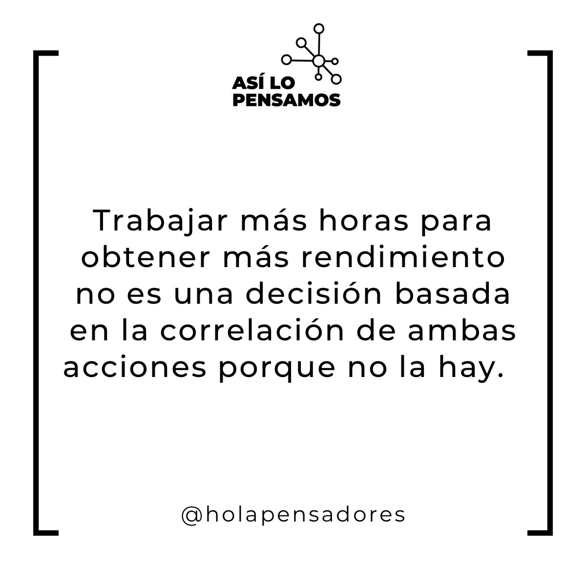 holapensadores's tweet photo. ¿Quieres ser sostenible?
Urge percibir la diferencia existente entre calidad de hora y cantidad de horas.
¿Cómo lo ves? ¿Eres seguidor de la calidad o eres seguidor de meter horas?
#transformacion #personas #comunicacion #agile #asilopensamos #enfocando #tipsPYME https://t.co/cGSzZGuJar