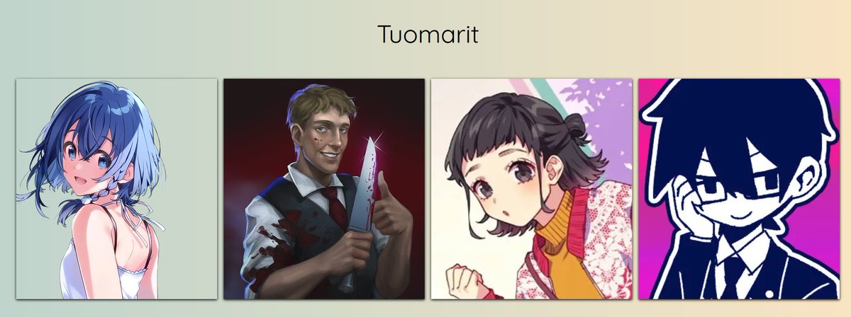 AMV_MastersFI's tweet photo. Suomen AMV Masters -kilpailun tuomarit on julkaistu! Kilpailun tuomareina toimivat @eimitrash , @J4mRum , @ManliestMango &amp; @WhiteDexFI !

https://t.co/r5ozrKYOjW https://t.co/00SuywS4oC