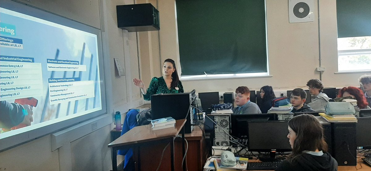 Huge thanks to Lorraine Cunningham, <a href="/atu_ie/">Atlantic Technological University</a>  who came to talk to our Leaving certs today. Fantastic insights as always <a href="/PCHParents/">PCH Parents’ Association</a>  <a href="/PresHeadford/">Pres Headford</a>