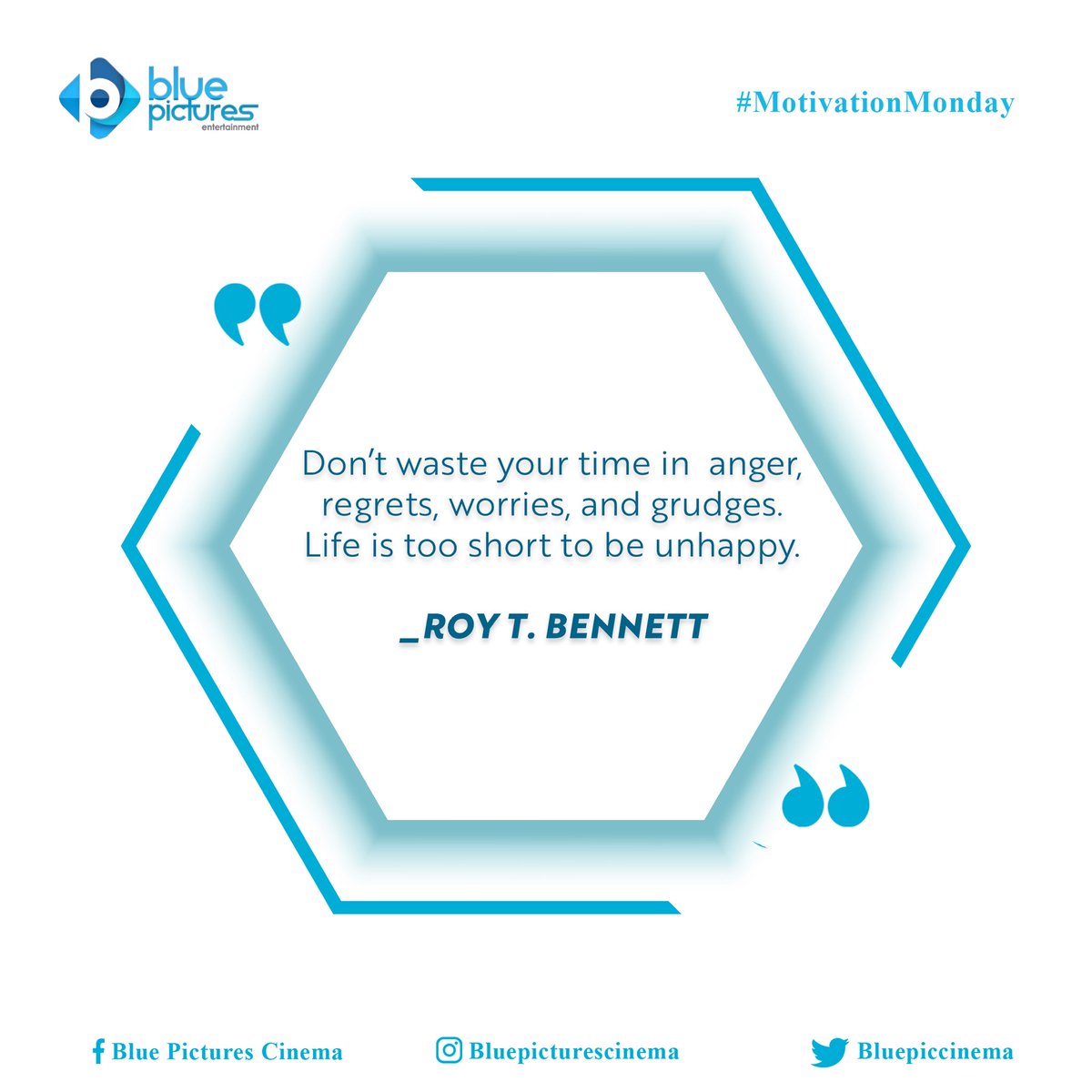 It is a new week 😄😄😄

“Don’t waste your time in anger, regrets, worries and grudges. Life is too short to be unhappy.”

Wishing you a productive week ahead.

Much love ❤️‍🔥❤️‍🔥❤️‍🔥

#happynewweek  #motivationmonday #bluepicturesfamily