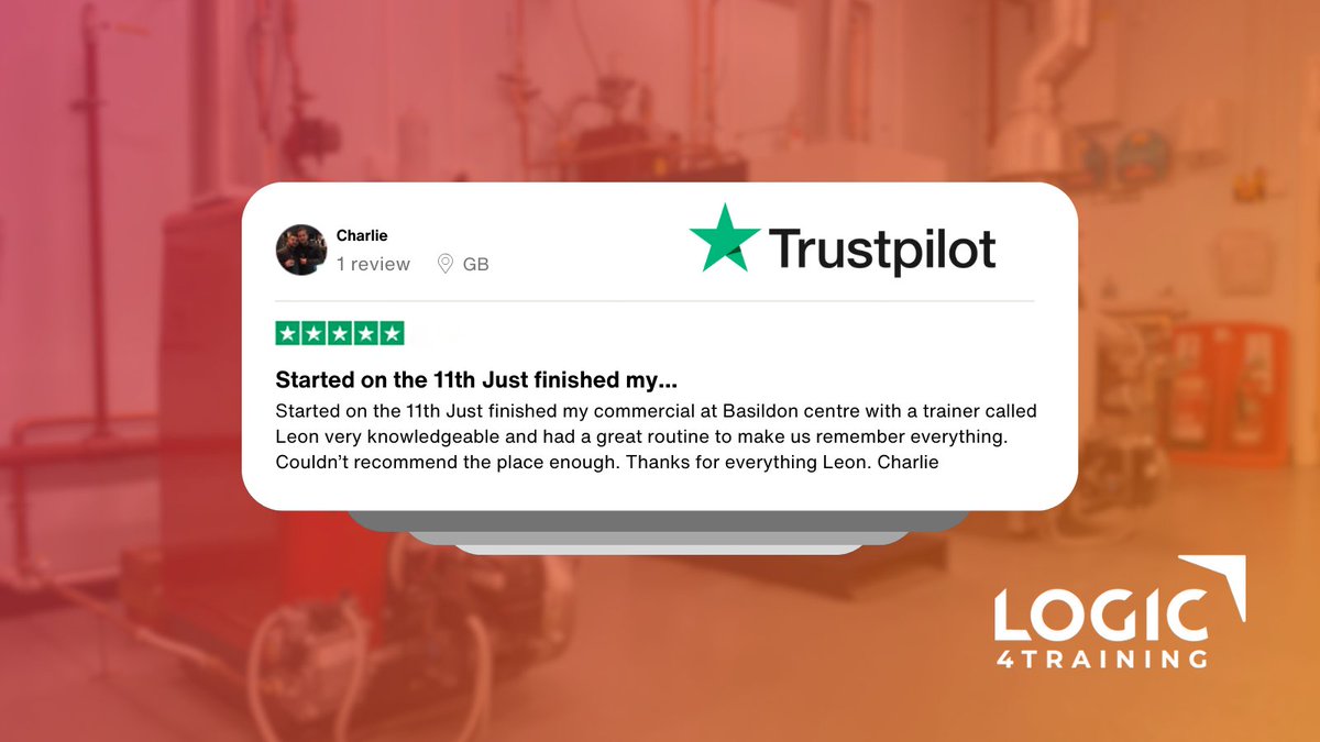 Logic4training's tweet photo. β We love hearing your feedback β
Hear from one of our Commercial Heating students Charlie β¨οΈ
We look forward to seeing you again in the future!
Let us know how your training went via Google Reviews or Trustpilot.
#logic4training #student #review #trustpilot https://t.co/hgOFWO0kpv
