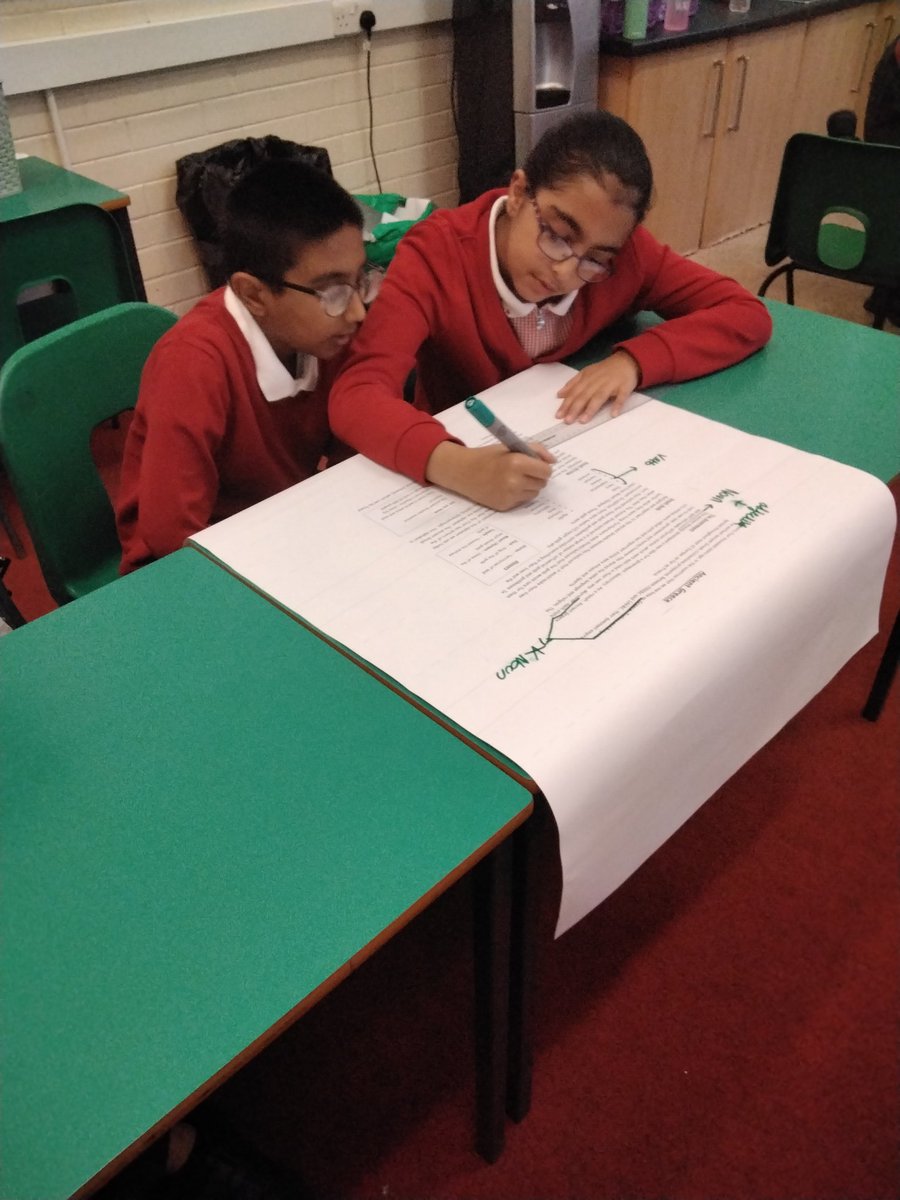 LeighPrimarySLT's tweet photo. Year 5 are identifying the features of a non-fiction text #English #annotating https://t.co/D5X9PYnboZ