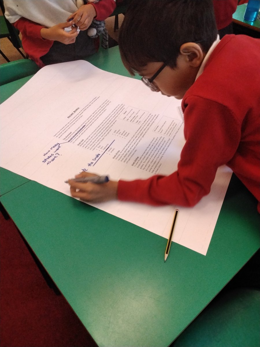 LeighPrimarySLT's tweet photo. Year 5 are identifying the features of a non-fiction text #English #annotating https://t.co/D5X9PYnboZ