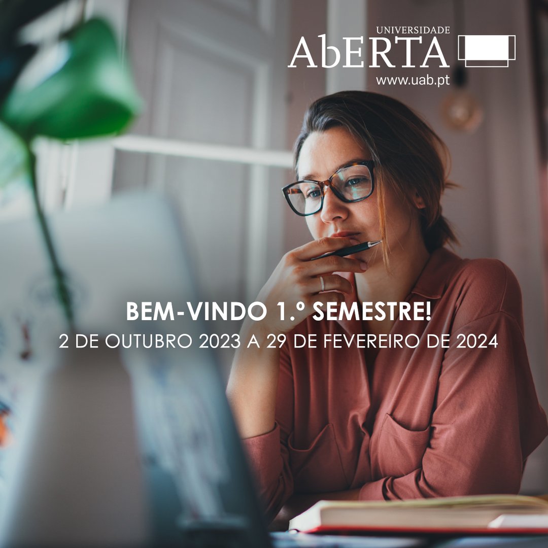 uaberta's tweet image. 📚 Damos as boas vindas aos nossos estudantes de Licenciatura, especialmente aos que iniciam agora o seu percurso académico na Universidade Aberta!

👍 Preparados para a caminhada?

#UAb #estudar #1semestre #boasvindas