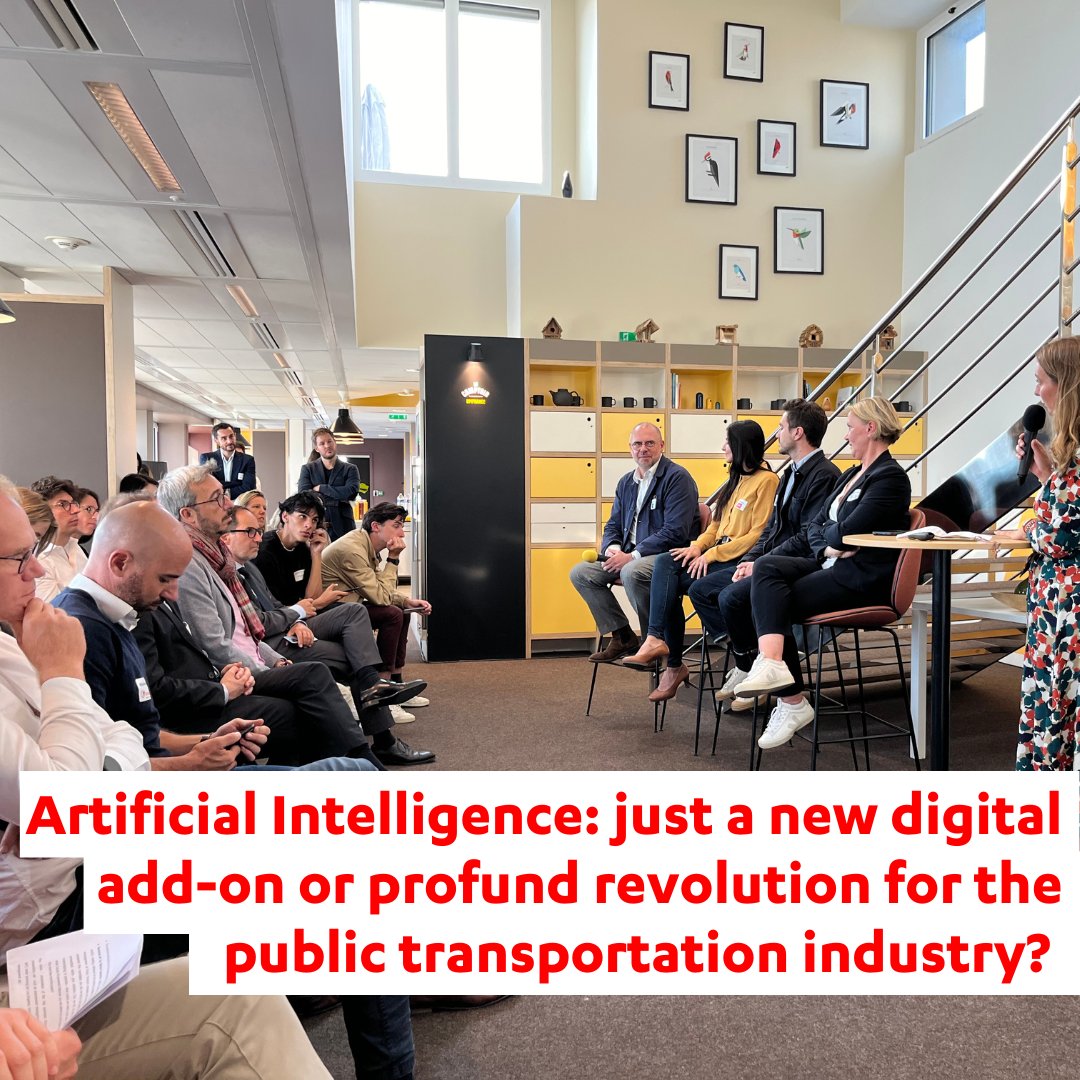 💡Understanding artificial intelligence and its impact on how we work
➡Last week, we have co-organized with <a href="/via__id/">Via ID</a> a conference hosted in the facilities of <a href="/Bpifrance/">Bpifrance</a>  about the expected impact of #ArtificialIntelligence on #PublicTransportation. 

👥 Inspiring speakers were