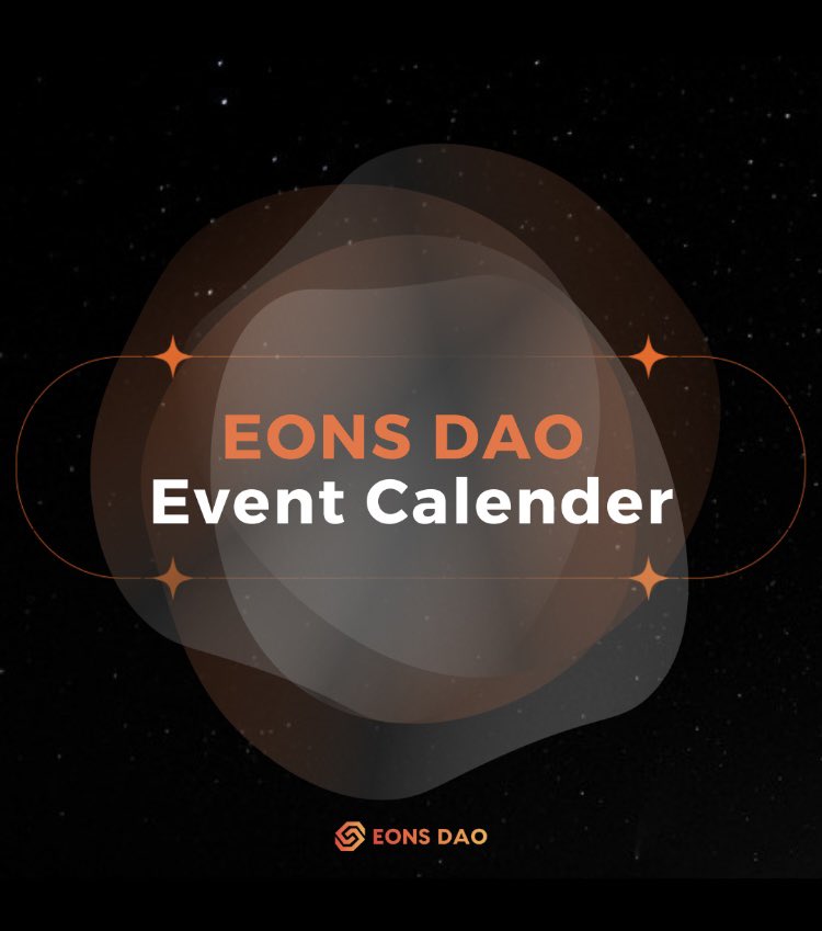 eons_dao's tweet photo. EVENTS HAPPENING IN ASSOCIATION WITH EONS DAO:
📌Brb Jaipur - 
📌Web3 carnival-@web3carnival 
📌Eth India- @ETHIndiaco 
📌The Graph Meetup
📌CoinDcx Unfold
📌1000x https://t.co/1JEIrMpW6i