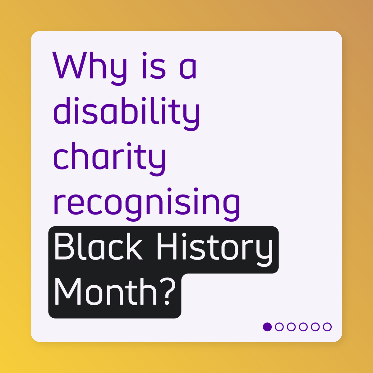 scope's tweet photo. 🖤 Black History Month recognises and reflects on the history of Black people.

It also remembers struggles for equality and justice, as well as being an opportunity for people to learn more about the injustice Black people face.

But why is it a cause for Scope to talk about? 🧵 https://t.co/iJI7uh4yHS