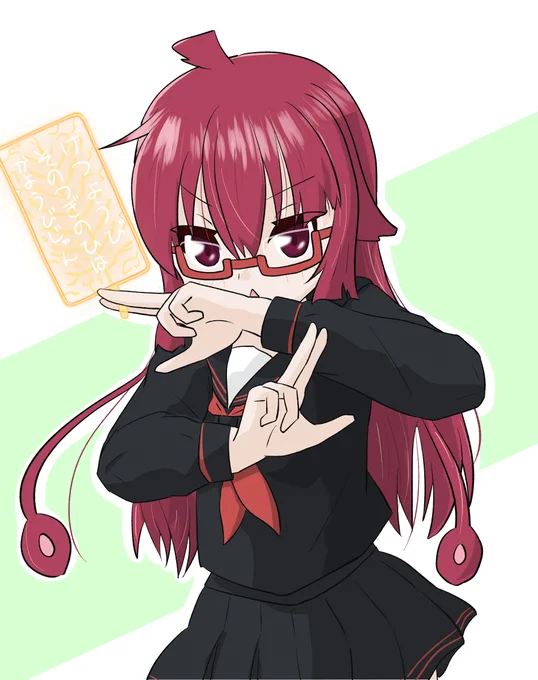 ケムリクサ りょくなんかそれっぽいポーズとってみたじゃん#ケムリクサ #irodori 