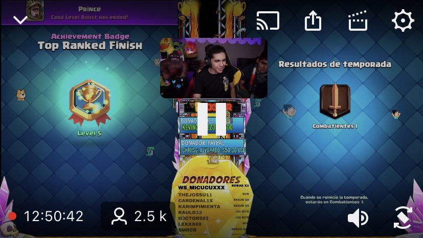 Rockstar_YT's tweet photo. 2500 views y 800 que locura el apoyo de fin de temporada! 

🥇 Starlight
🥈 Rakan
🥉 Carl the Legend

#SimioArmy ♥️ #ClashRoyale 

Gracias a @Betfas por acompañarme el dia se hoy! https://t.co/MLnAE38q7x