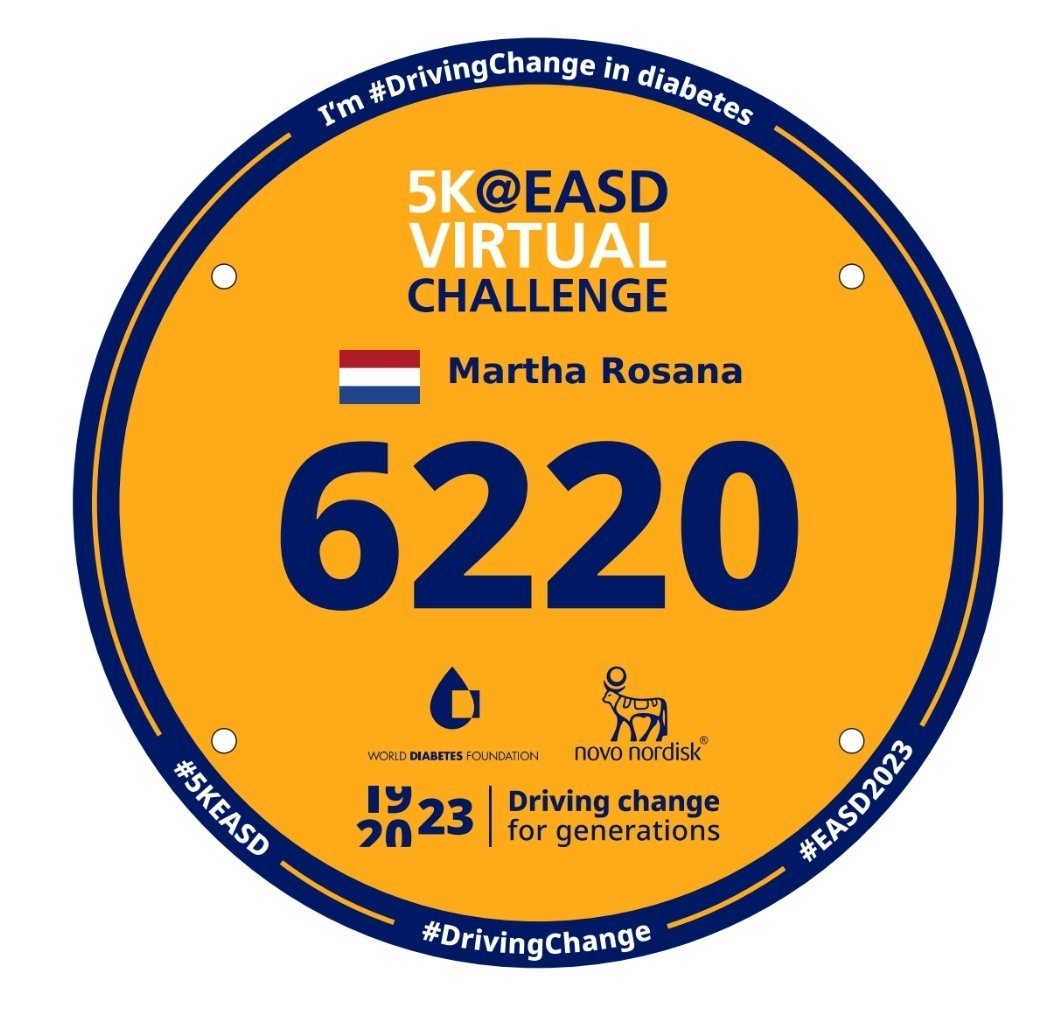 I am very excited to join thousands around the globe raising #Awareness about #Diabetes. 
You can simply register for free, accept the challenge of run/walk and drive change in diabetes by visiting this link 👇🏻
easd5k.com
#5KEASD #DrivingChange #DiabetesAwareness…
