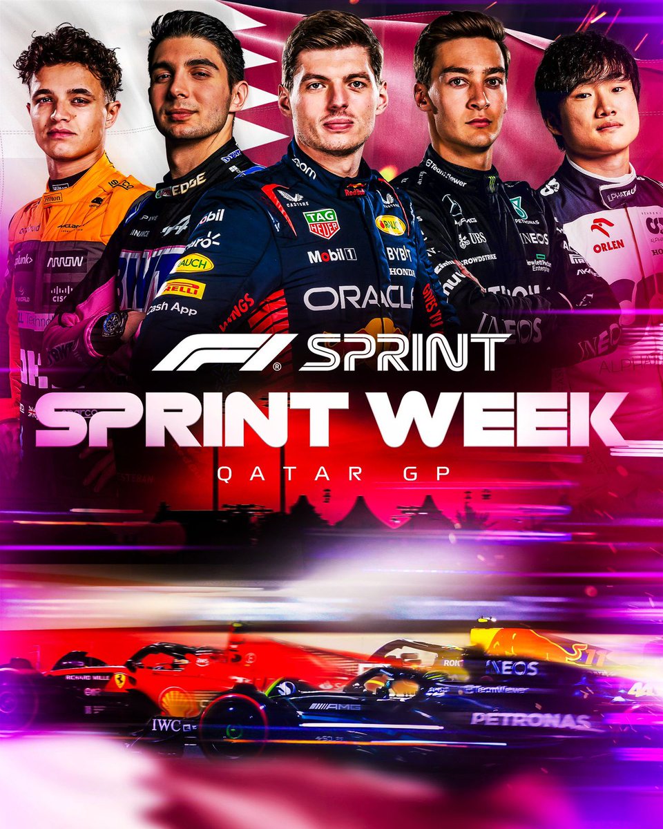 sportseyepk's tweet photo. Who's ready for an #F1Sprint in the desert?
#QatarGP #F1 #F1Sprint @qatarairways
#F1GrandPrix #QatarGP #F1 #grandprix #SprintWeek #SportsEyePK #SubscribeNow #subscribe #Follow #share #Like #comment #viralvideo #ViralShots #YouTube https://t.co/Q1T6VWph9a