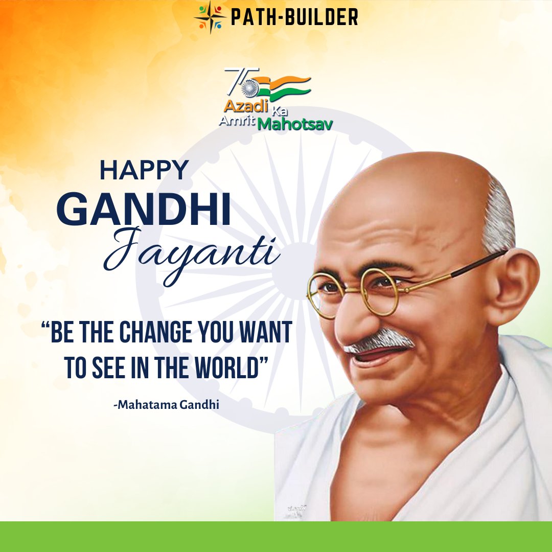 builder_path's tweet photo. "Remembering the Mahatma on his birth anniversary - Gandhi Jayanti. His teachings of peace, non-violence, and equality continue to inspire us all." 🕊️

#GandhiJayanti #MahatmaGandhi #PeaceAndEquality #ICCCricketWorldCup #Shivamogga https://t.co/aANb6MPZf2