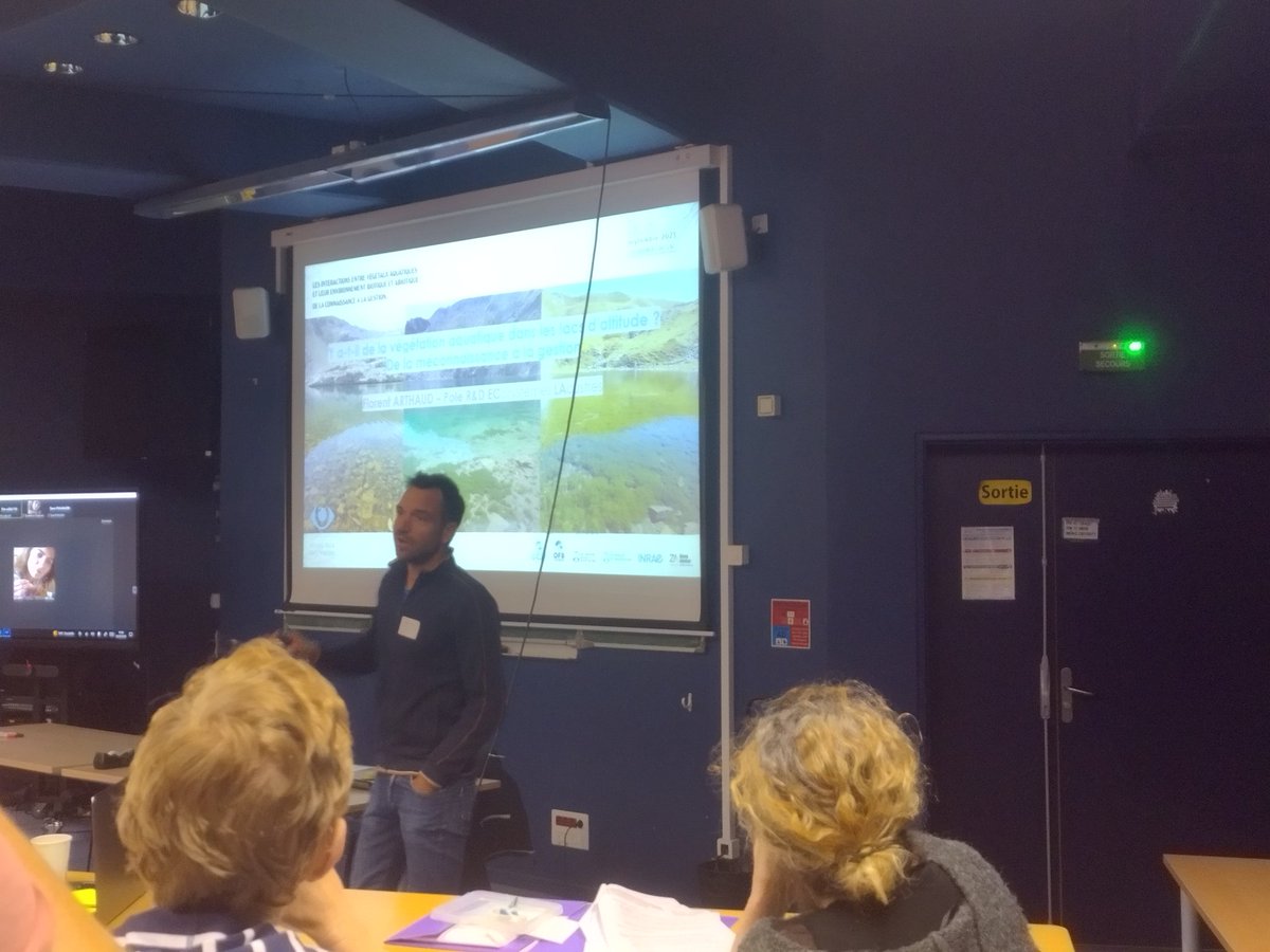 BGerfand's tweet photo. Last week we had our first seminar on aquatic plants, their interactions/gestion 🌿 Great moment with managers/researchers, rich exchanges/presentations 📈 Thanks to Geneviève Chiapusio, @PuijalonS, Anne Clemens for this initiative and to @FlorentArthaud for mentioning my work 🤓 https://t.co/UmMXJqagdO