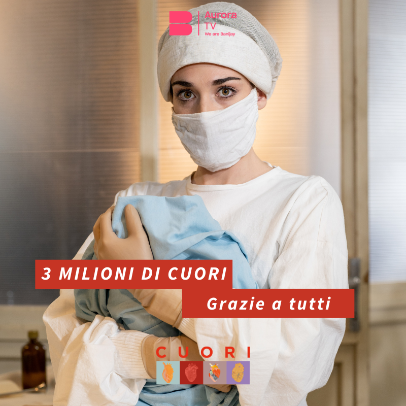 Ieri sera tutti a cullare Anna. Grazie.
#Cuori2 #AuroraTV