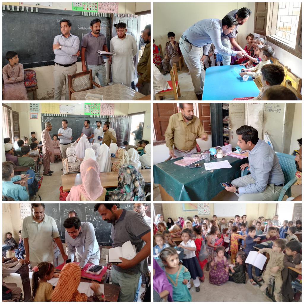 Assistant Commissioner Gulberg inspected Government Quba Mixed Primary School in Shafiq Colony in view of the directives issued by CM.