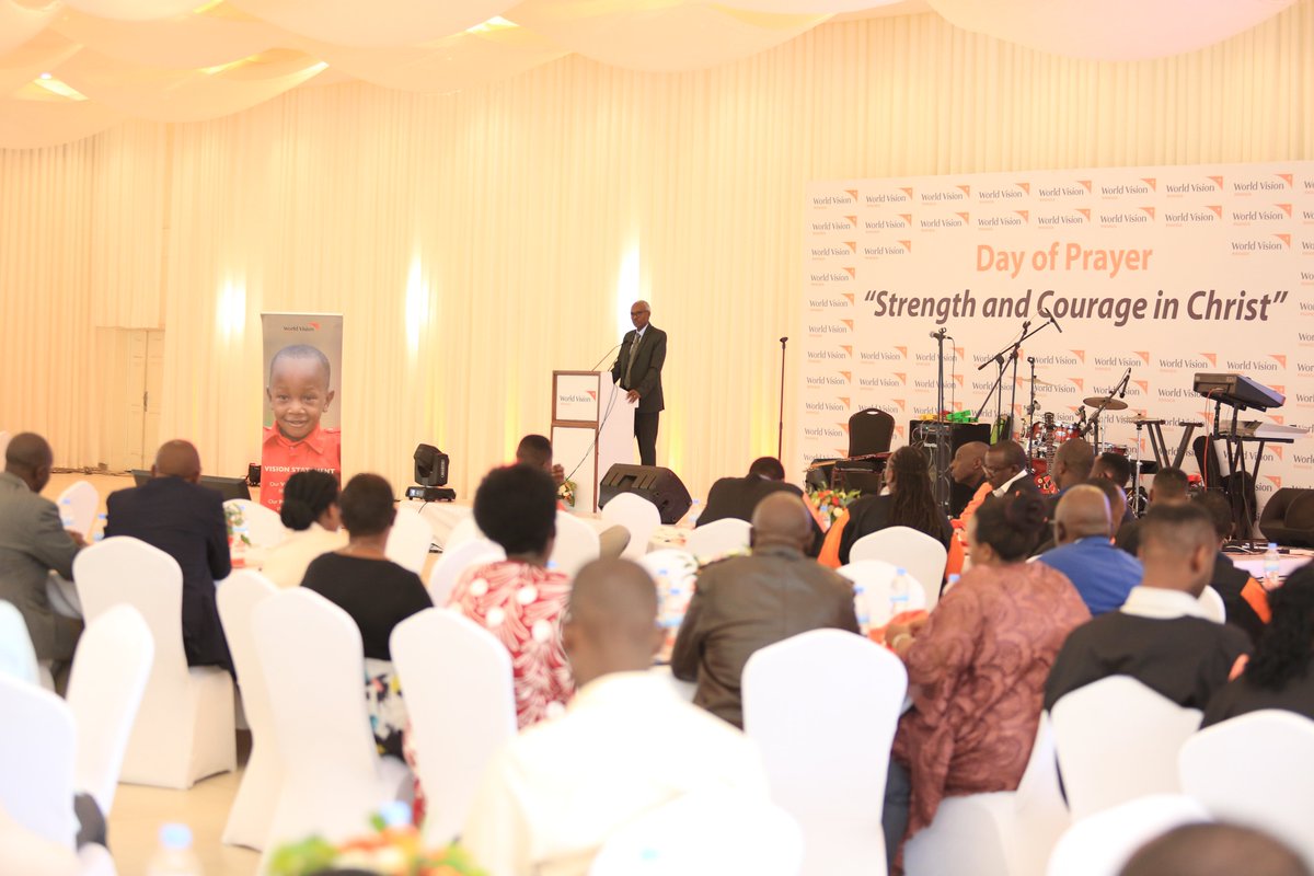 World Vision Rwanda (@wvrwanda) on Twitter photo Amb. Dr. Charles Murigande, the guest speaker: "As <a href="/WVRwanda/">World Vision Rwanda</a>, you should have no doubt that what you are doing is what God expects of you. This should give you strength & courage because you are where God wants you to be."
#OurWork
#OurFaith Amb. Dr. Charles Murigande, the guest speaker: "As <a href="/WVRwanda/">World Vision Rwanda</a>, you should have no doubt that what you are doing is what God expects of you. This should give you strength & courage because you are where God wants you to be."
#OurWork
#OurFaith