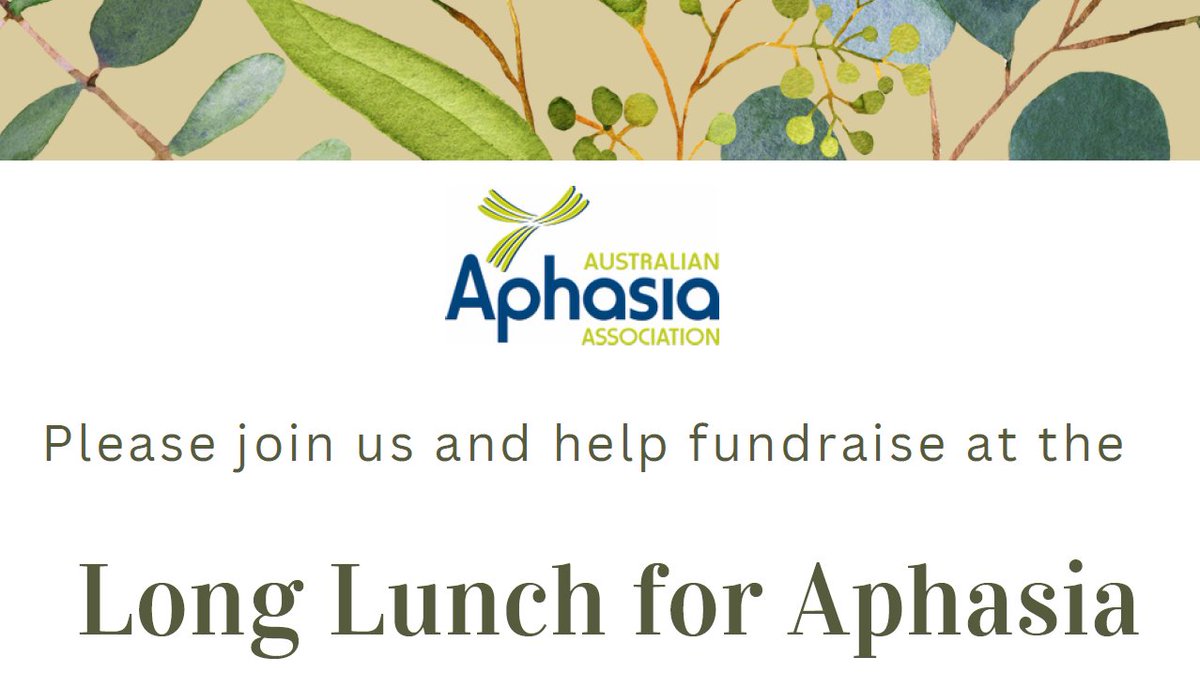 Aphasia at UQ (@aphasia_uq) on Twitter photo Tickets now on sale for the Brisbane Long Lunch for #Aphasia. Join us and support the <a href="/AusAphasiaAssoc/">Australian Aphasia Association</a>. More info and tickets available here aphasia.org.au/what-we-offer/… Tickets now on sale for the Brisbane Long Lunch for #Aphasia. Join us and support the <a href="/AusAphasiaAssoc/">Australian Aphasia Association</a>. More info and tickets available here aphasia.org.au/what-we-offer/…