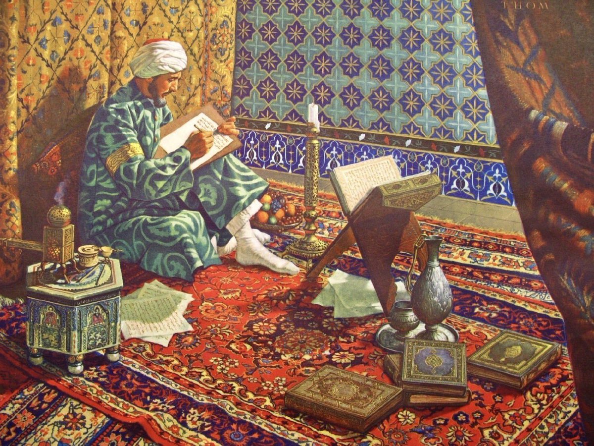 BaytAlFann's tweet image. Did you know that the Persian scholar of medicine, Ibn Sina (980-1037) suspected some diseases were spread by microorganisms.

To prevent human-to-human contamination, he came up with a method of isolating people for 40 days.

A thread on Ibn Sina &amp;amp; his impact on modern science…