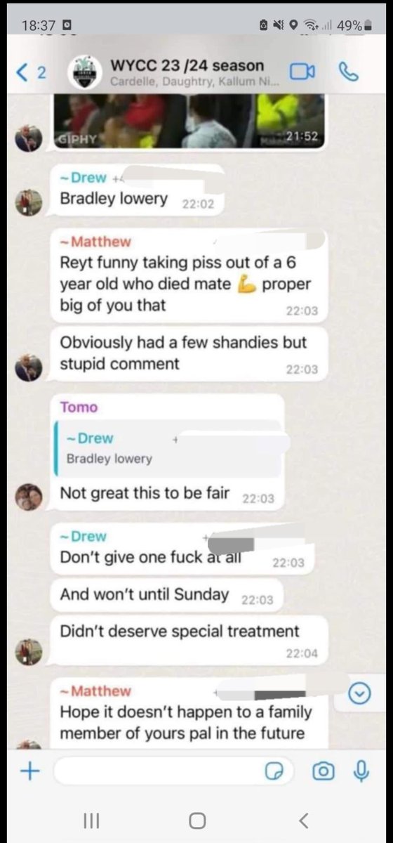 ekon2000's tweet photo. @cancel__couture @EskitMatt @PapaPincus Groupchat has been leaked by one of his mates you lemon https://t.co/nfFY2vfb0w
