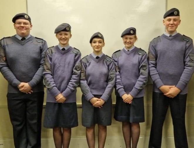 Ladies and gents, I give you our new JNCOs! After drill tests, inspections, a board interview and a few other checks, we decided to promote 5 new Cpls! The first rung of the promotion ladder! Congratulations! <a href="/RFCANI/">RFCA NI</a> <a href="/RoyalAirForceNI/">RAF Northern Ireland</a> <a href="/ALieutenancy/">Antrim Lieutenancy ☘️</a>
