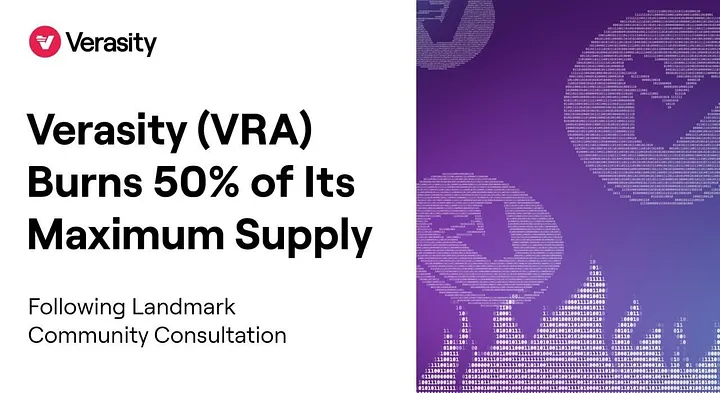$VRA, topluluk desteğini de arkasına alarak bugün maksimum arzının %50'sini yaktı!

Yakım sonrası, $VRA'nın dolaşımdaki arzı 10 milyarla ile sınırlanmış oldu.

Geçtiğimiz boğada iyi işler yapan bir ekipti. Çok fazla Türk holderı da var. Ekibin fiyat istikrarını korumak için kendi
