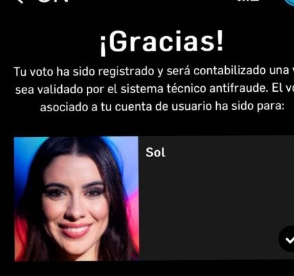 sua9897's tweet photo. @ghoficial @adarauva Hola, buenos días

VOTA EXPULSAR SOL 🙏🙏🙏🙏⬇️

#GHVIPDBT3 #GHVIP30S #GHVIP8 #GHVIP1o #GHVIP2O #GHVIPDBT3 https://t.co/lek1PWt1sX
