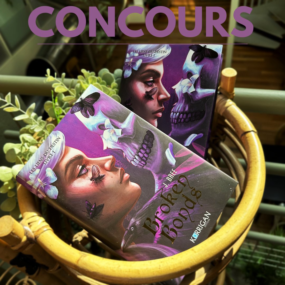 💜 CONCOURS 💜 

Tentez de remporter un exemplaire de "Broken Bonds" en version collector, écrit par J. Bree.

Pour participer, rien de plus simple :
1️⃣Être abonné à notre compte ✅ 
2️⃣Aimer la publication ♥️
3️⃣RT le post

Le concours se termine le 8 octobre à 23h59.