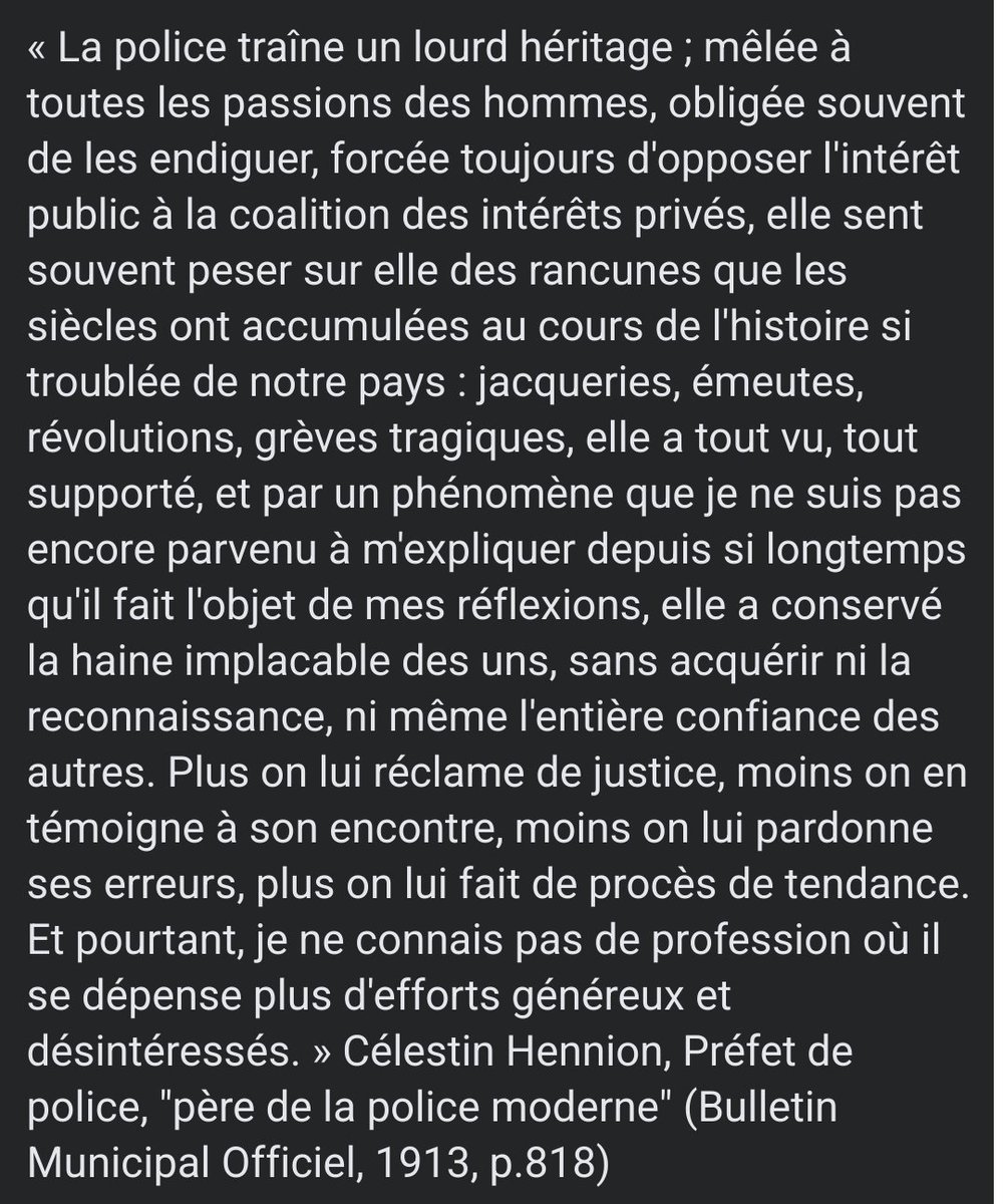 sergent2ville's tweet image. Sera probablement toujours d&apos;actualité dans un siècle, derechef. #Police #bashing