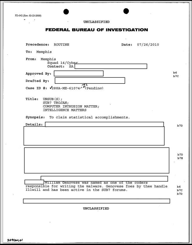 xillwillx's tweet image. #Sub7 fun fact: FBI once thought I coded Sub7.