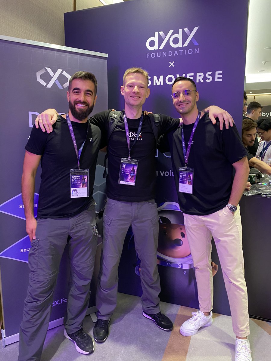 dydx_ops_subdao's tweet photo. 🦔 Meet the faces behind the future of DeFi! Check out the dYdX Operations SubDAO team in action at our #Cosmosverse booth. See you there! 🌌 #DeFi #dYdX https://t.co/weA0cc3kRz