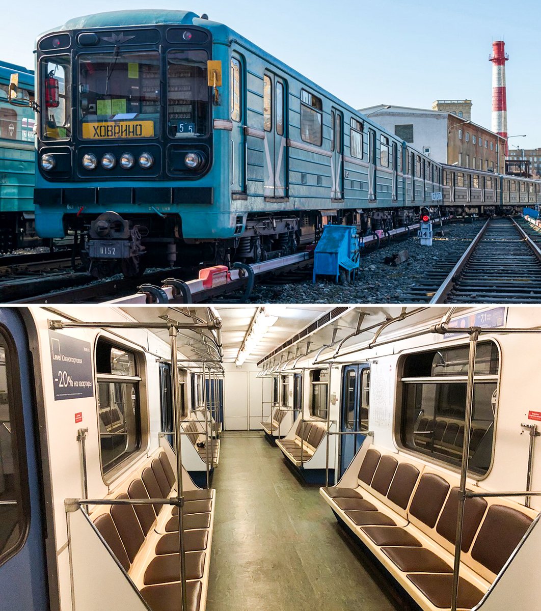 恐ロシア スレッド #モスクワ地下鉄 で走っている車両リスト 1. 81-717/714
