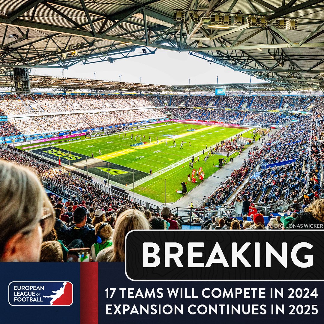 This is the European League of Football in 2023!