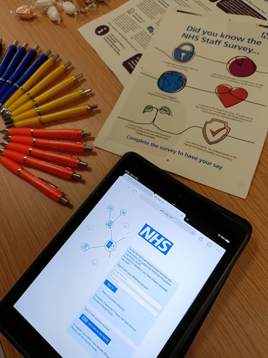 WEDoOD_UHP's tweet photo. NHS Staff Survey 2023 - today we will be on Level 7 outside the Goodness at Greens restaurant 📝 #freepen @UHP_NHS https://t.co/aSgUhBGZHg