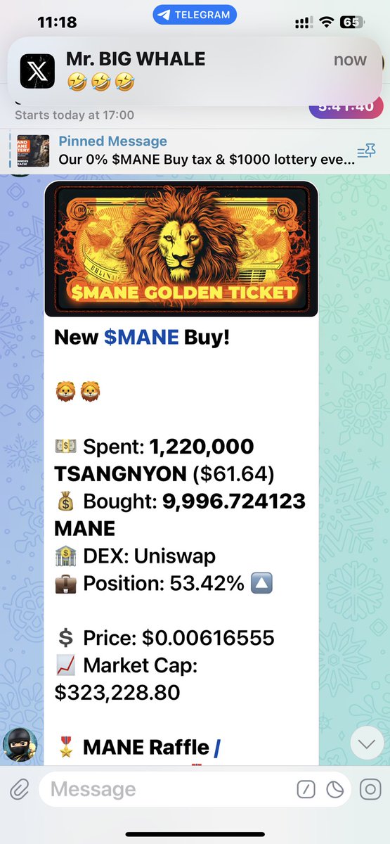 Sempre_Europa's tweet photo. @cryptogems555 $MANE 💯! Here’s the concrete proof ppl are dumping shitcoins and investing in DoxxedDev @ScottLEOWarrior’s ROARvolution. DON’T FADE $MANE. ▶️ https://t.co/pfOnObscGL #MANE https://t.co/zN52slrvlg