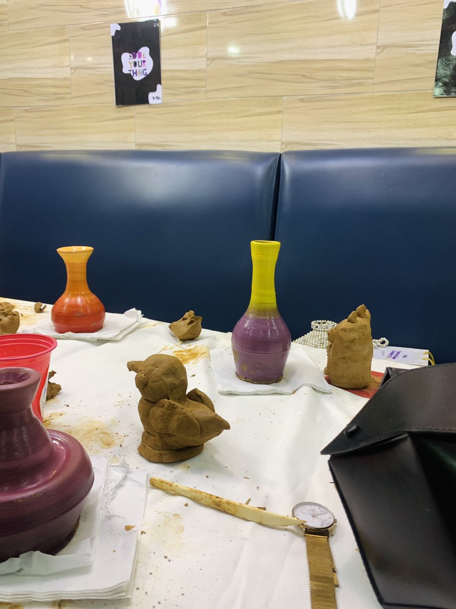 thetribenigeria's tweet photo. From novice to pro in a jiffy!

That’s how starts do🤩🔥

#dearcreator #tribecommunity #royartistry #potteryinlagos https://t.co/uerNmwa18k