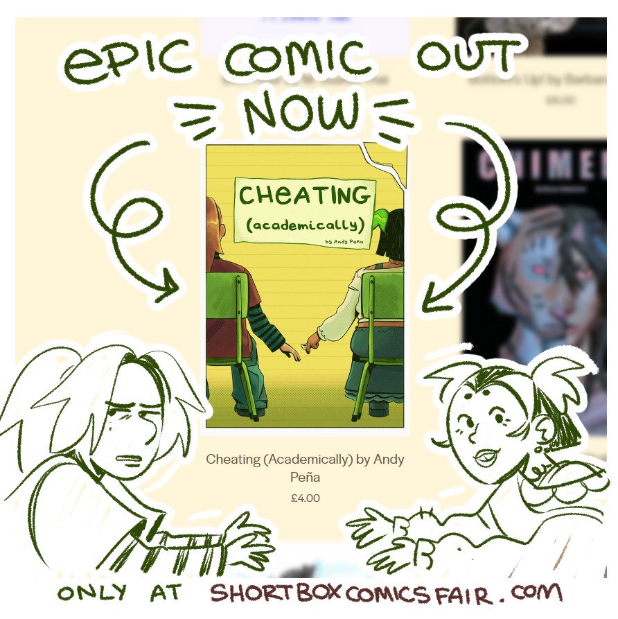 Folks, did you hear that my brand new comic "Cheating (academically)" made for @SBComicsFair is OUT NOW???

📝 Find this story and +100 more at https://t.co/zRCrnWa68u 