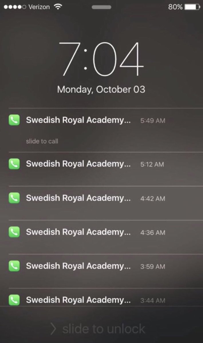 Working on a presentation and got this…Should I answer the phone?