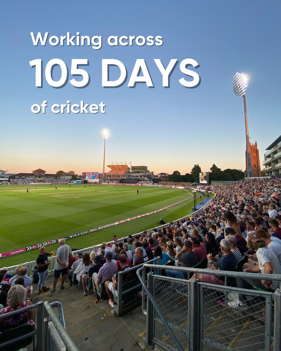 tellyork's tweet photo. It has been an amazing summer for our 13 crew working on big screens for England Cricket at 18 grounds across the country. Our teams helped provide infotainment on 105 different days in Tell's 11th year of working on cricket. 

#BigScreens #Infortainment #Cricket #SportsPres https://t.co/aYyMYMTmdm