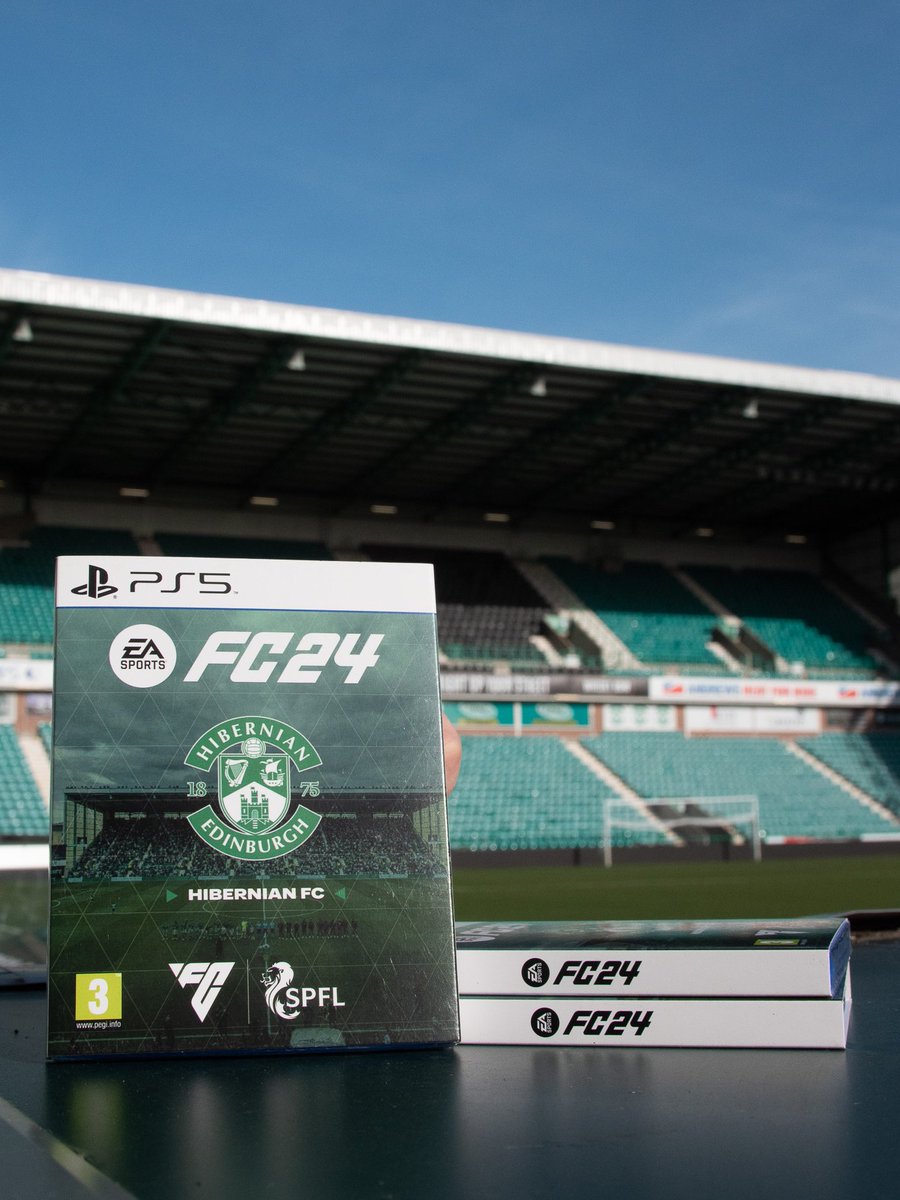 HibernianFC's tweet image. COMPETITION TIME! 🚨

Win a special Hibernian FC copy of #FC24! 🎮⚽️

Like, retweet and comment "Xbox" or "PS5" to enter.