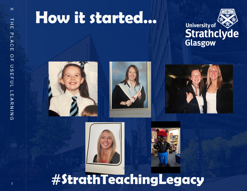 StrathEDU's tweet photo. Today's #StrathTeachingLegacy features our award winning primary education Teaching Fellow, Claire Foy @ClaireFoy10. Claire is such a light in our Institute, a friend and mentor to all she works with. Read more about her story here... #WorldTeachersDay https://t.co/F40Q1urVSC